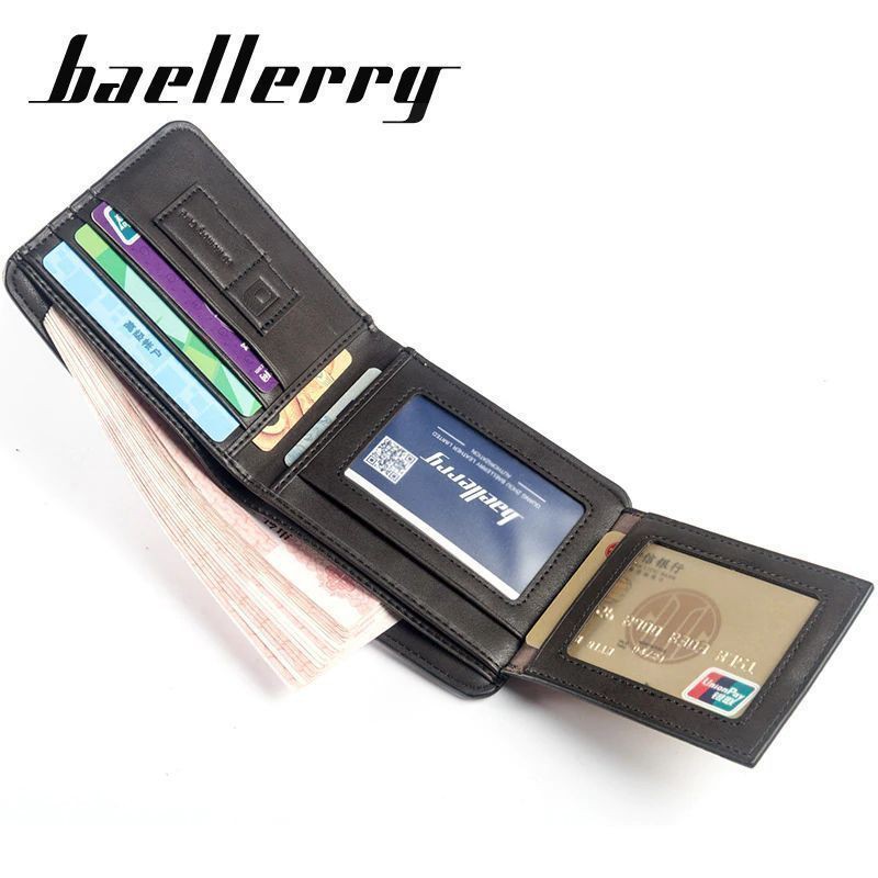 BAELLERRY D9150 Dompet Pria Bahan Kulit PU Leather Premium WATCHKITE WKOS