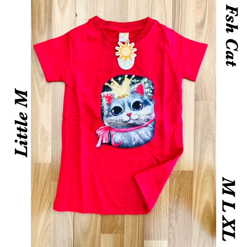 Kaos Anak Little M size XL motif Lucu