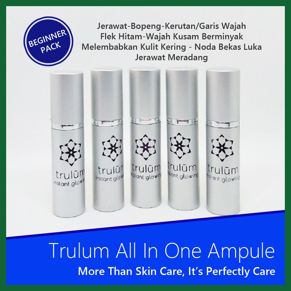 Beauty Serum Penghilang Keriput Pada Wajah Trulum Pengganti Krim Wajah Dokter BPOM