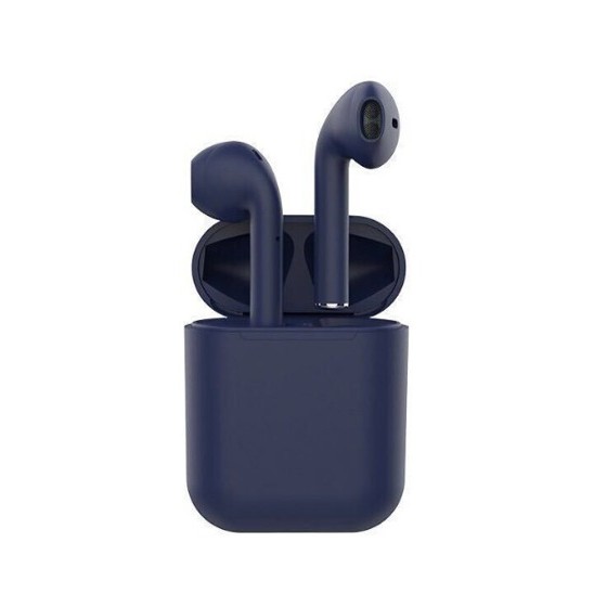 Gratis Ongkir - 779 Headset bluetooth I7S TWS I9S Inpods I12 earphone Bluetooth Wireless-Navy