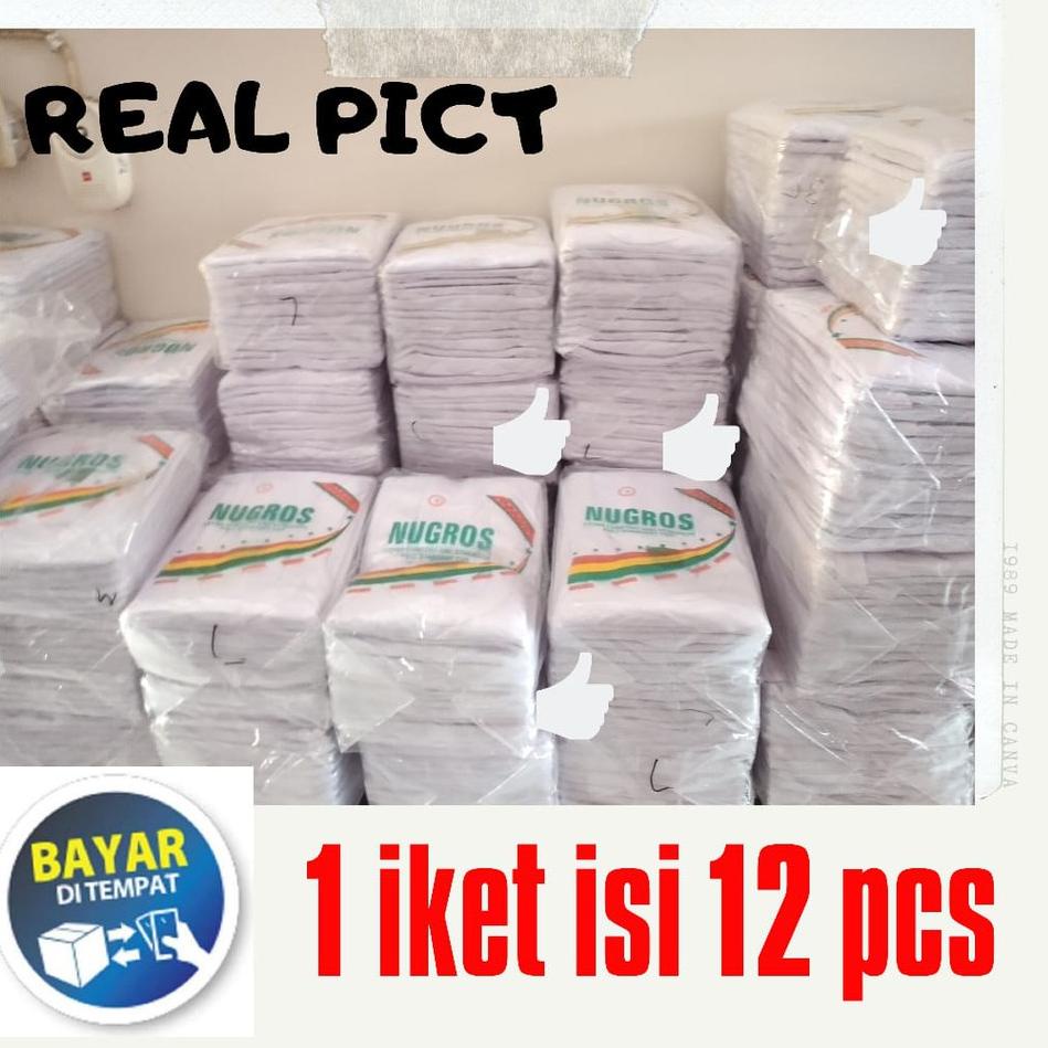 Banyak Dipakai.. SINGLET 1 LUSIN KAOS DALAM PRIA DEWASA