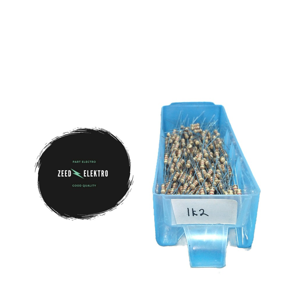 Resistor 1k2 setengah watt 1/2 watt 5% 12pcs