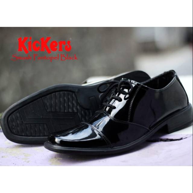 SEPATU PDH PDL KICKERS KILAP KULIT ASLI DINAS TNI POLRI SCURITY