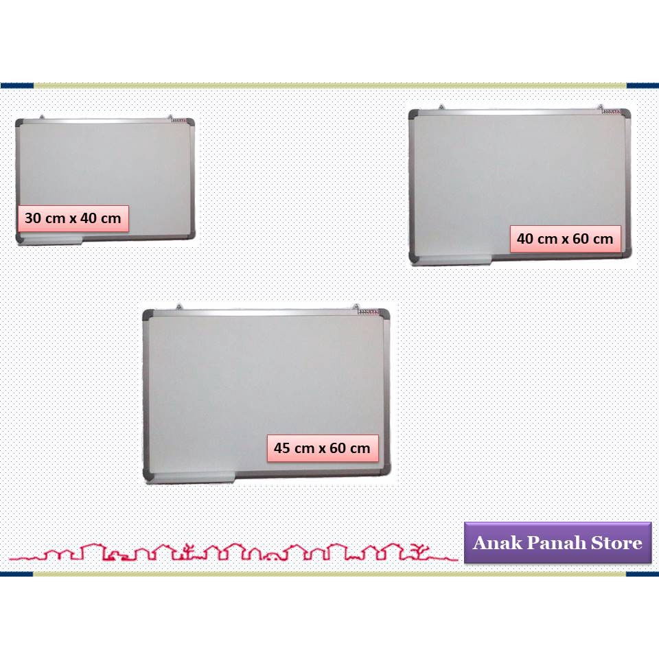 

Papan Tulis / Whiteboard Magnetic Model Gantung Merk Sakura