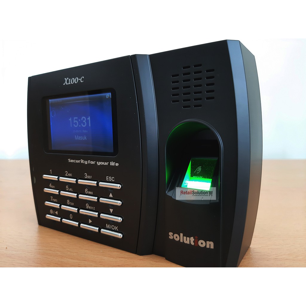 Mesin Absensi Fingerprint ADMS - Solution X100C / X-100C / X 100 C