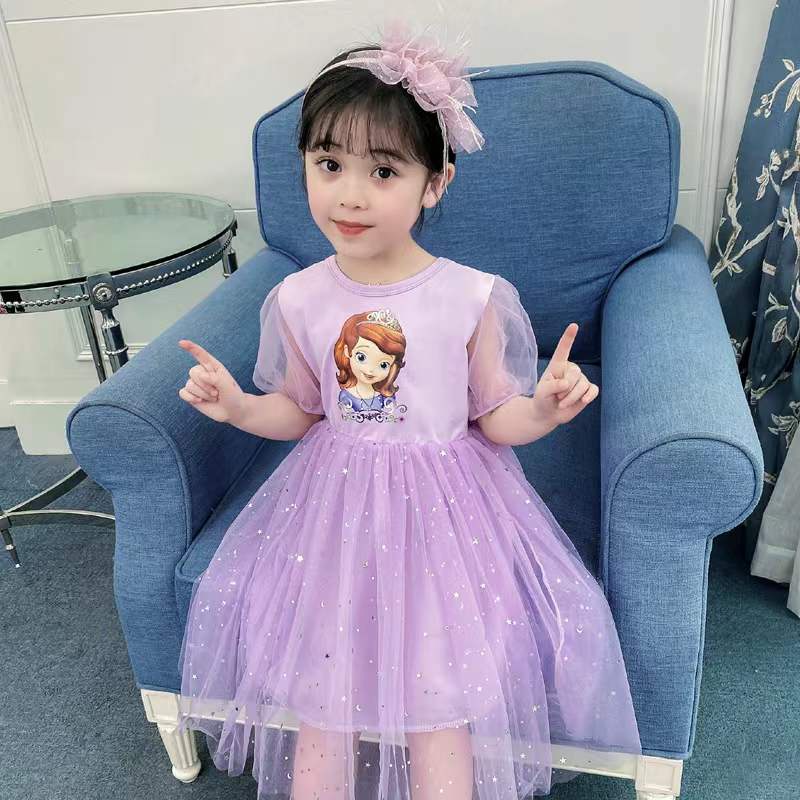 Dress Anak Bayi Frozen 2 Princess Elsa Tutu Cute Import 2-8 Tahun