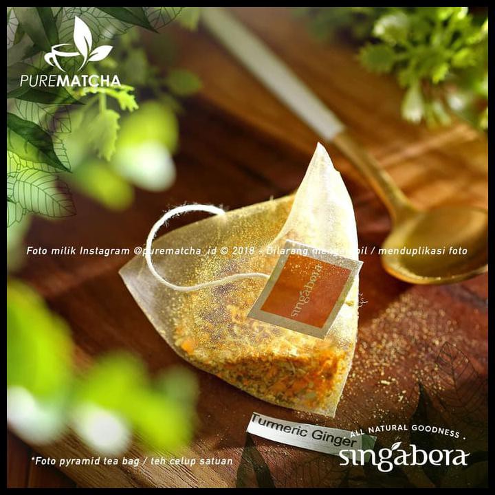 

Singabera Teh Premium Indonesia - Turmeric Ginger Tisane 1 Tea Bag