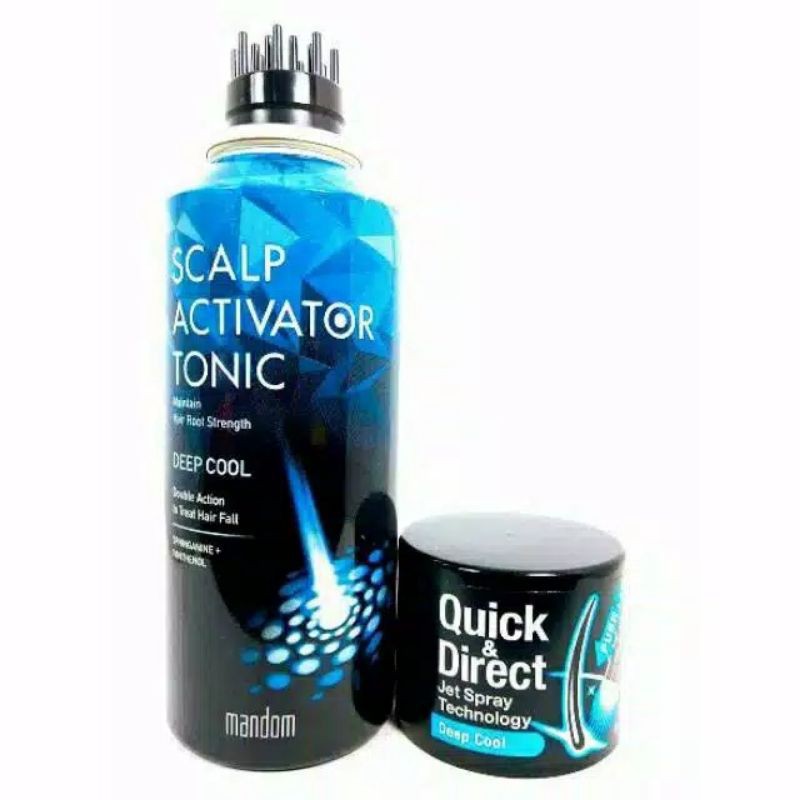 MANDOM JET SPRAY SCAPLP ACTIVATOR HAIR TONIC 150ML