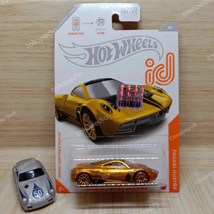 hot wheels id pagani huayra gold