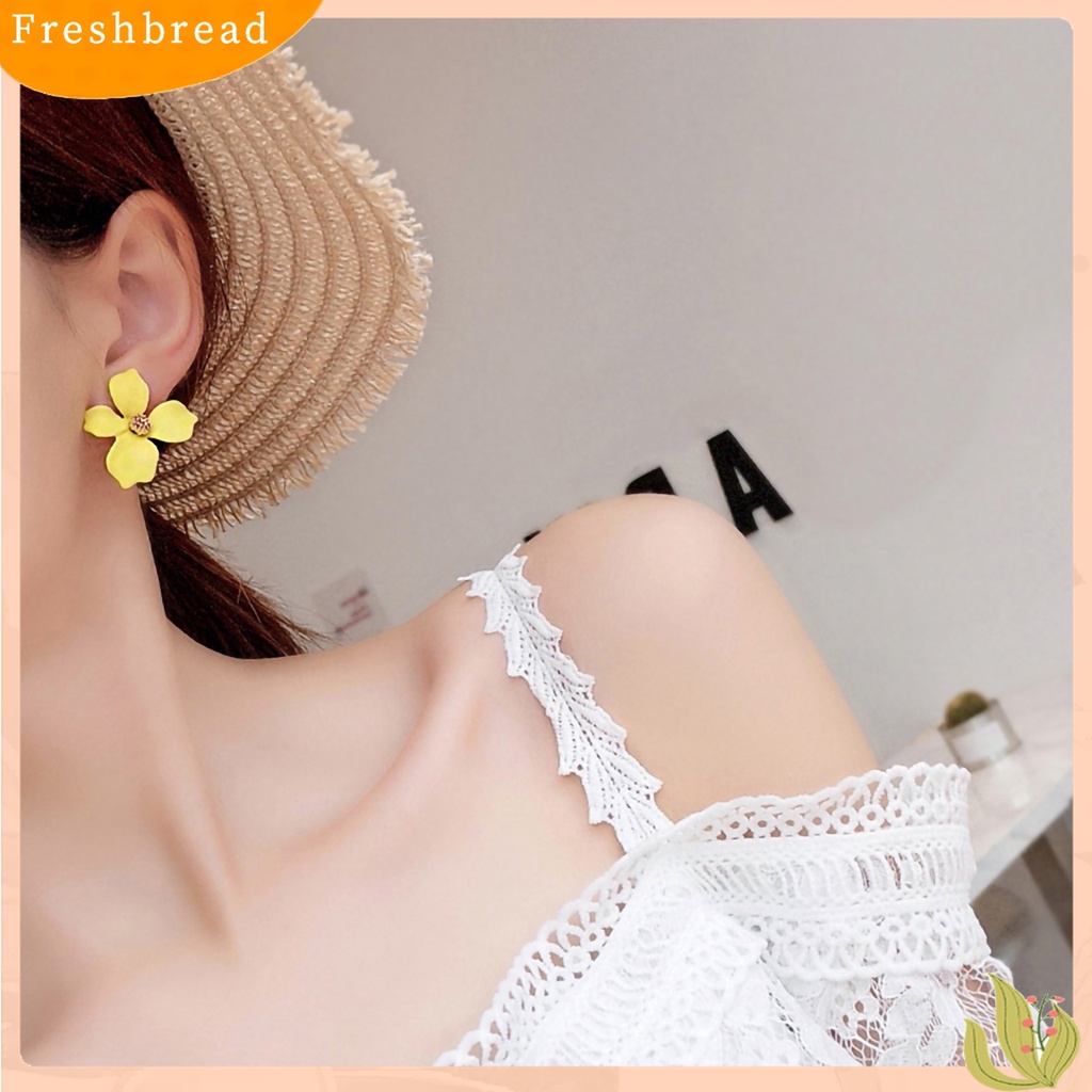 【 Fresh 】 2Pcs Anting Tusuk Bentuk Bunga untuk Wanita