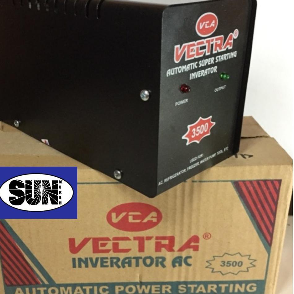 AUTO START Power starting Vectra 3500 Watt Slow Start & Soft Start Inverter Penstabil Daya