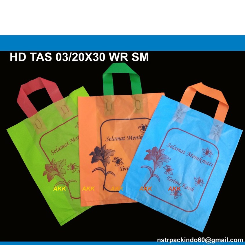 

Tas Hd 03/20x30 Warna Selamat Menikmati Isi 50 Pcs