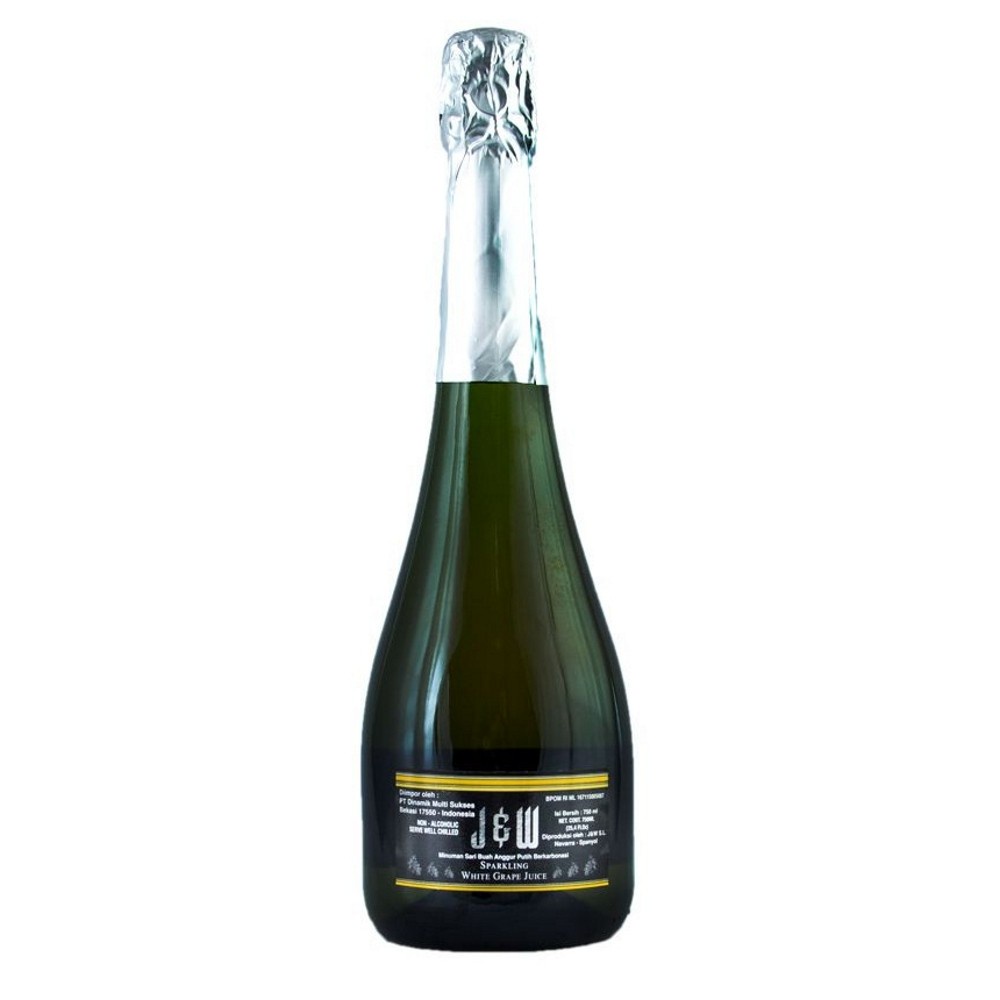 

J And W Sparkling Premium White Grape 750Ml
