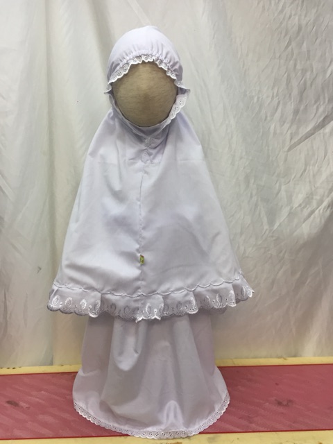 Mukena anak baby 0-18 bulan bahan katun