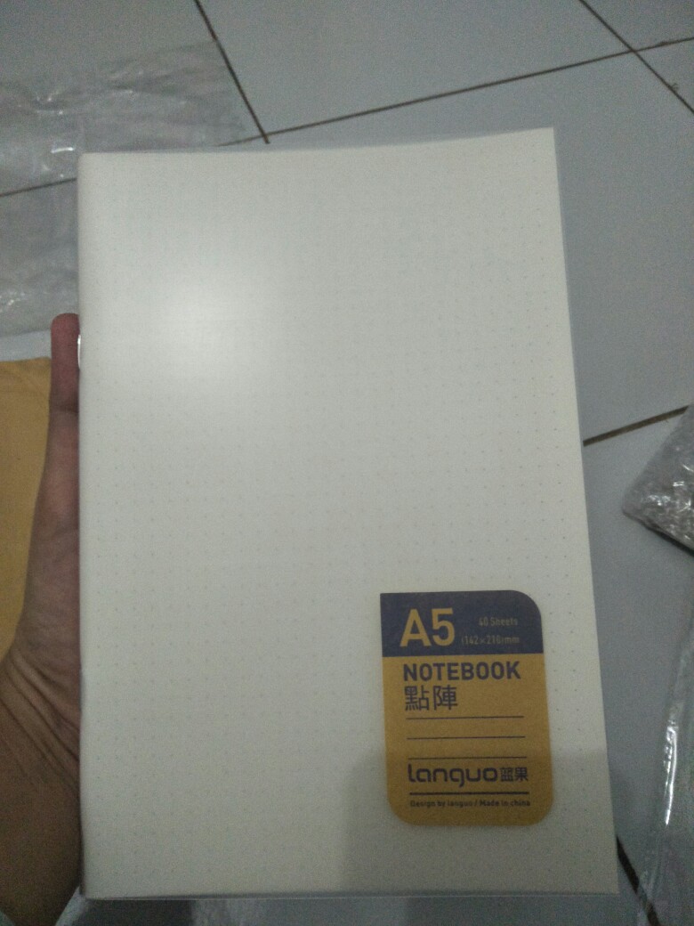 SIMPLE MATTE COVER  NOTEBOOK A5 BUKU  KOTAK KOTAK BUKU  