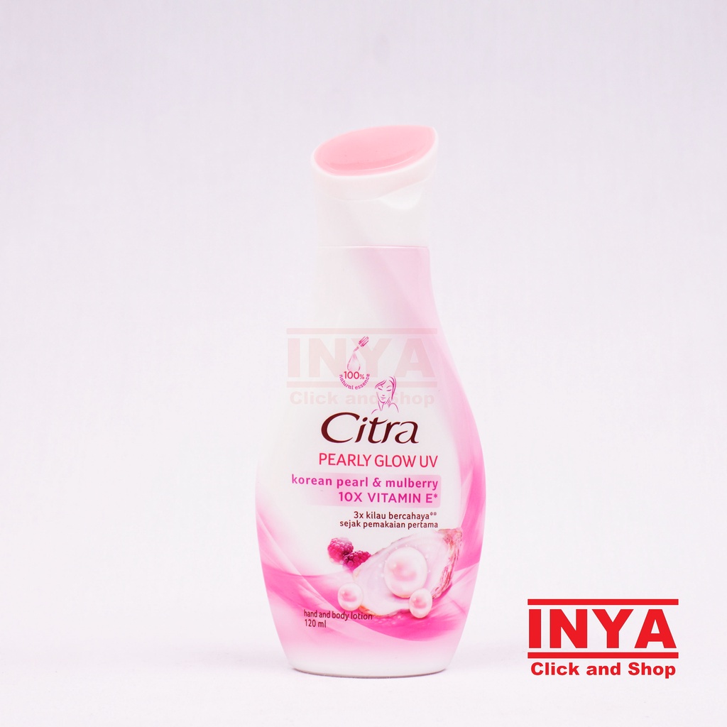 CITRA PEARLY GLOW UV HAND AND BODY LOTION 120ml