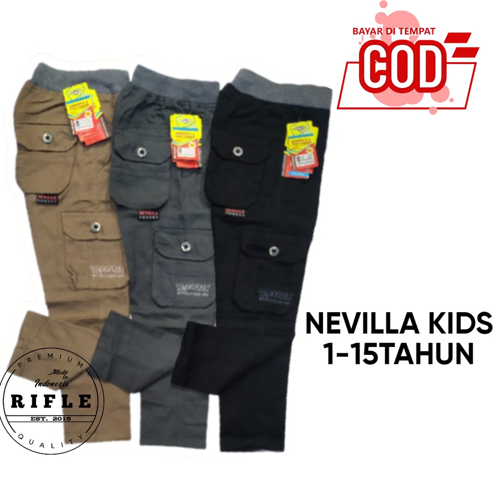 CELANA CARGO PANJANG ANAK 1-12TH