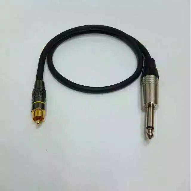 Kabel audio jadi canare japan akai 6.5 to RCA