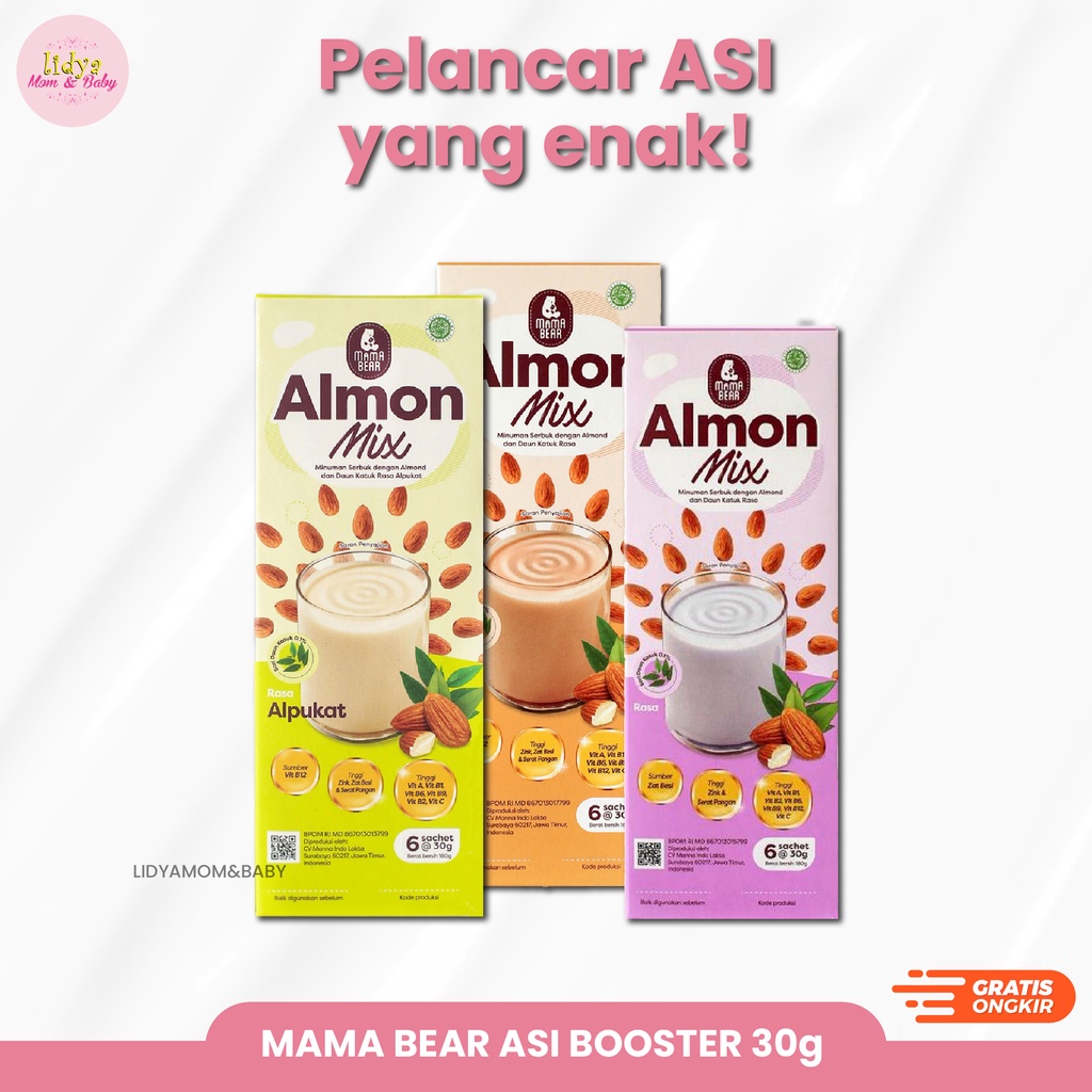 Mama Bear Susu Almond Mix - Asi Booster 30g