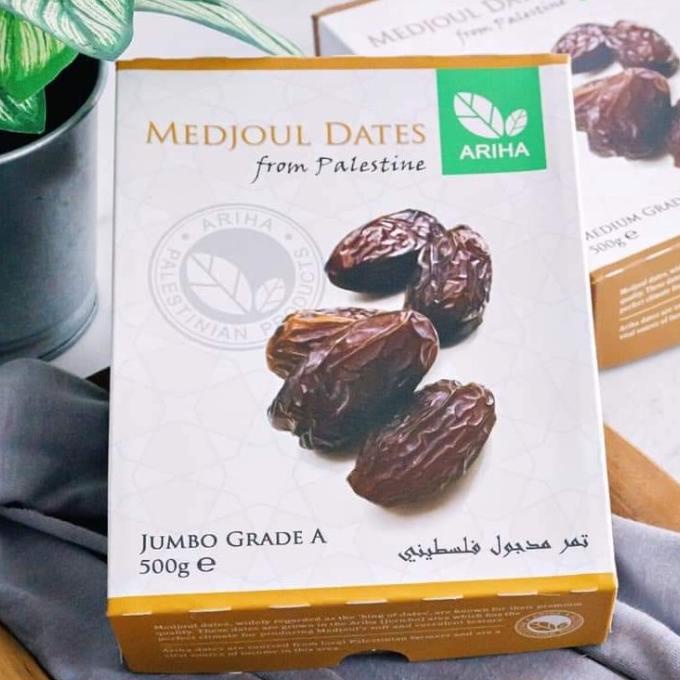 

KURMA MEDJOL SUPER JUMBO PALESTINA ARIHA @500 GR , MEDJOOL MEDJOUL DGD6541651
