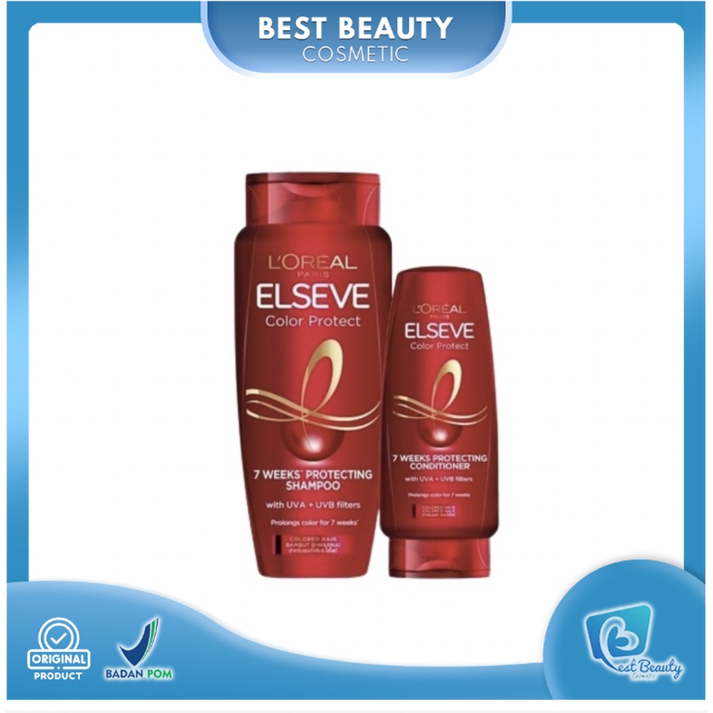 ★ BB ★ L'Oreal Paris Elseve Color Protecting Hair Care Shampoo - Conditioner | Loreal Perawatan Rambut Berwarna