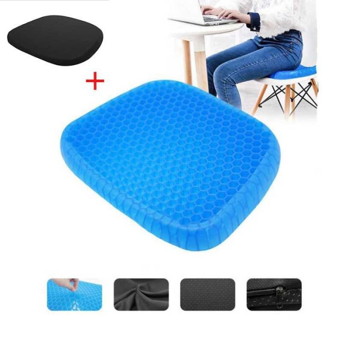 Alas Duduk Gel Silicon Sarang Lebah - Bantal Duduk Kesehatan Promo