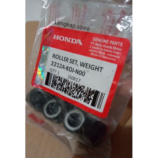 ROLLER SET HONDA GENIO 2212A-KOJ-N00