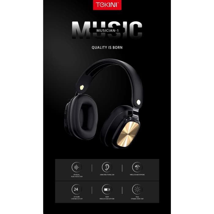 Headphone Bluetooth Tekini Musician Bass Super