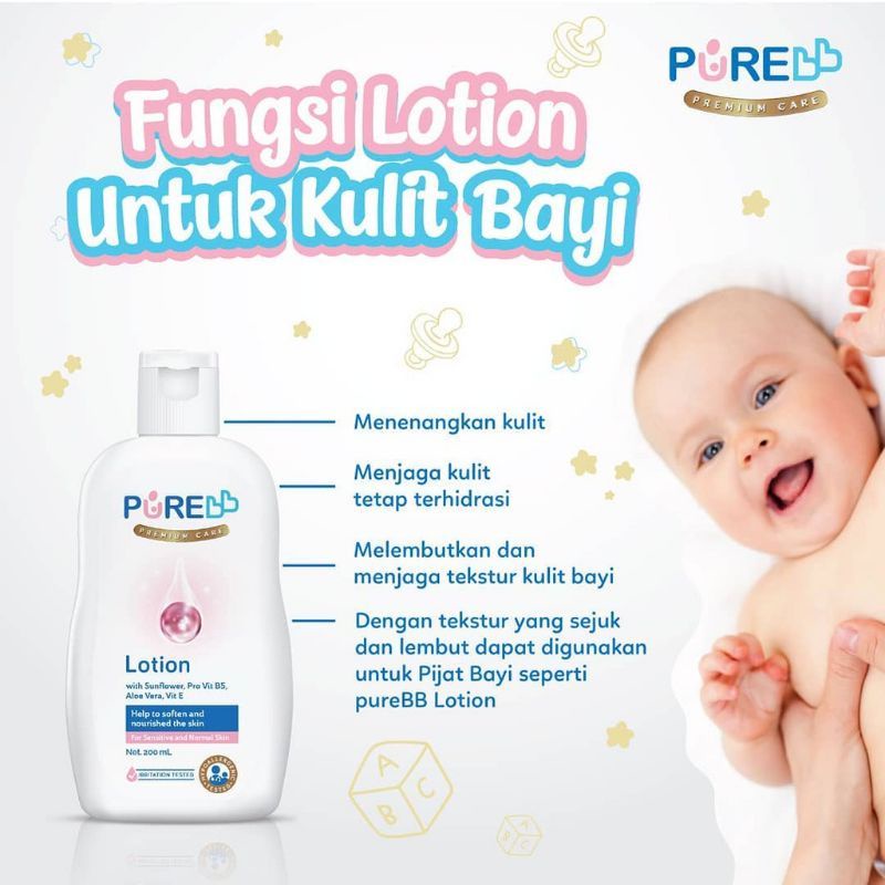 lov me❤️ Pure Kids Body Lotion-melembabkan -buat pijat bayi-menenangkan kulit