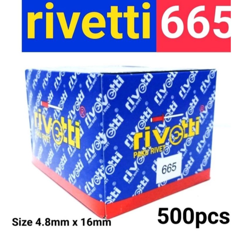 Paku Rivet Rivetti 665 Size 4.8mm x 16mm isi 500pcs