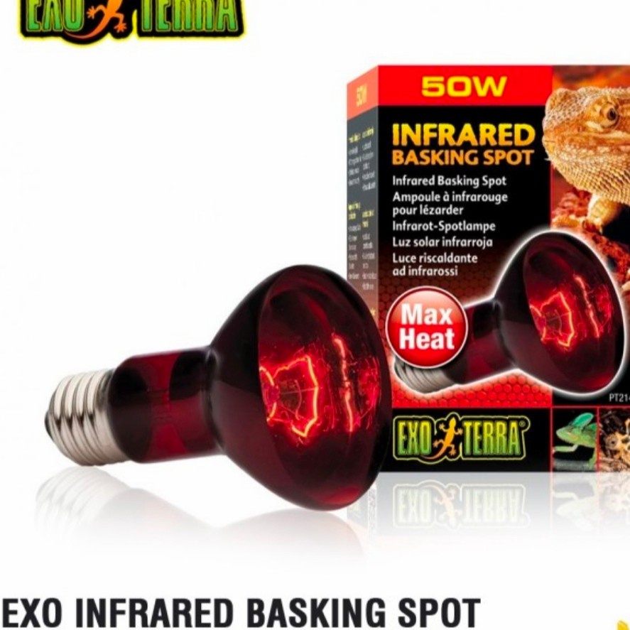 Exoterra Infrared Basking Spot/Lampu pemanas infrared Exoterra