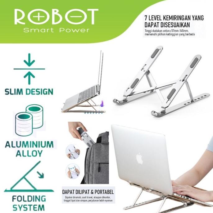 Portable Stand Laptop Robot Aluminium Alloy Besi