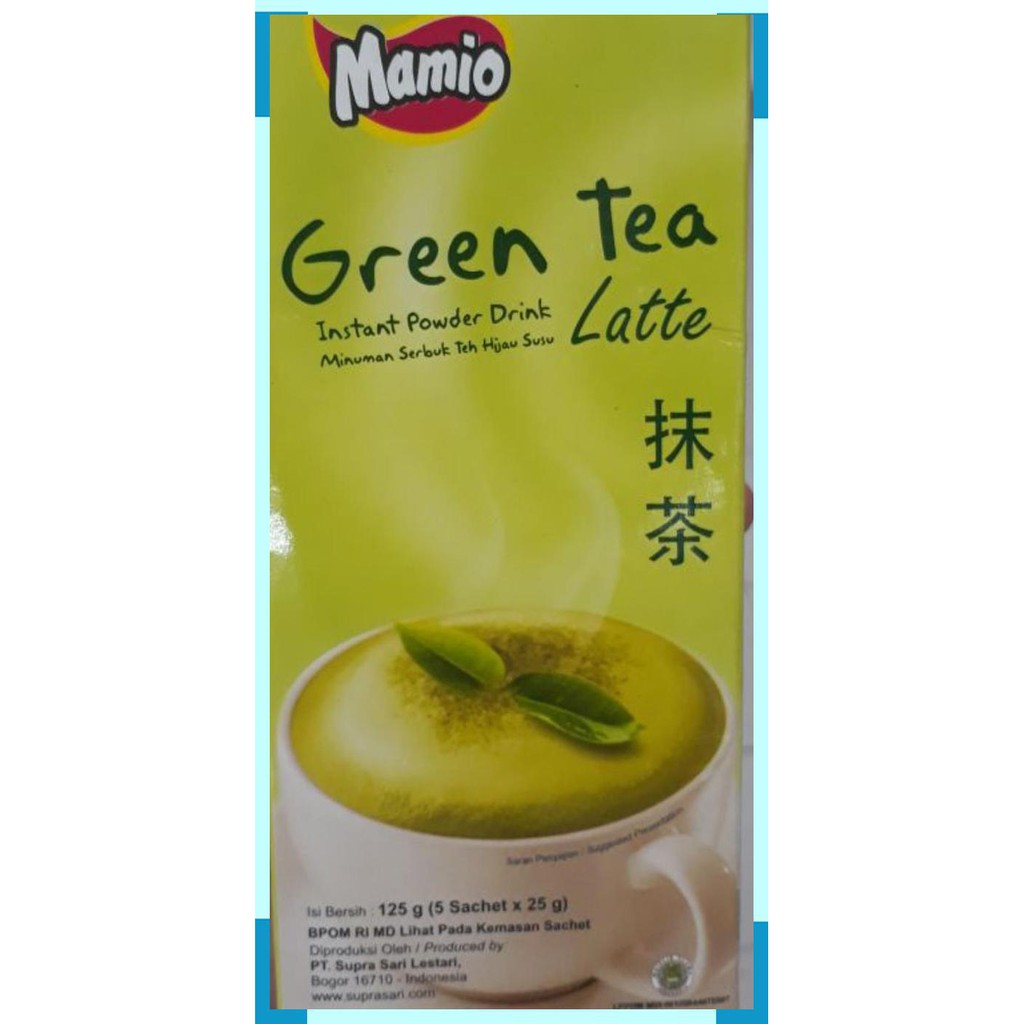 

Mamio Green tea instant powder drink 125 gram