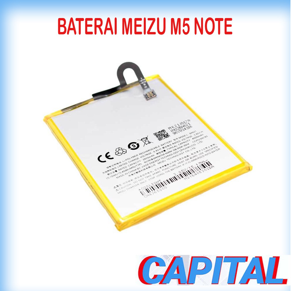 BATTERY BATRE BATERAI MEIZU M5 NOTE ORIGINAL NEW