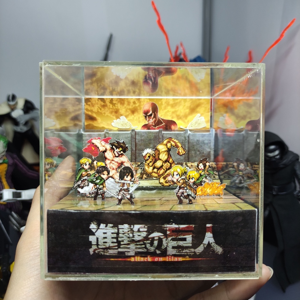 Attack on Titan Cube Diorama | Shingeki no Kyojin