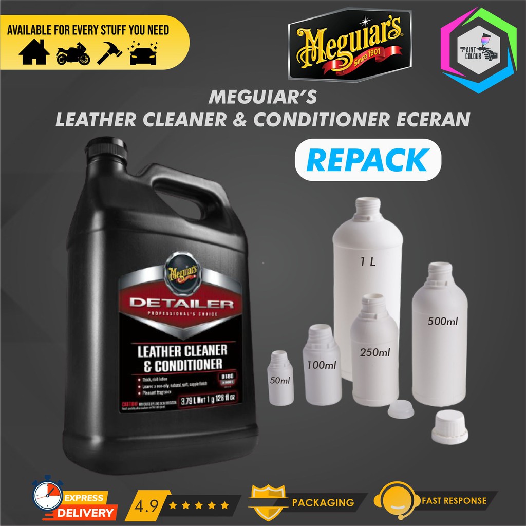 Meguiars LEATHER CLEANER &amp; CONDITIONER ECERAN/REPACK