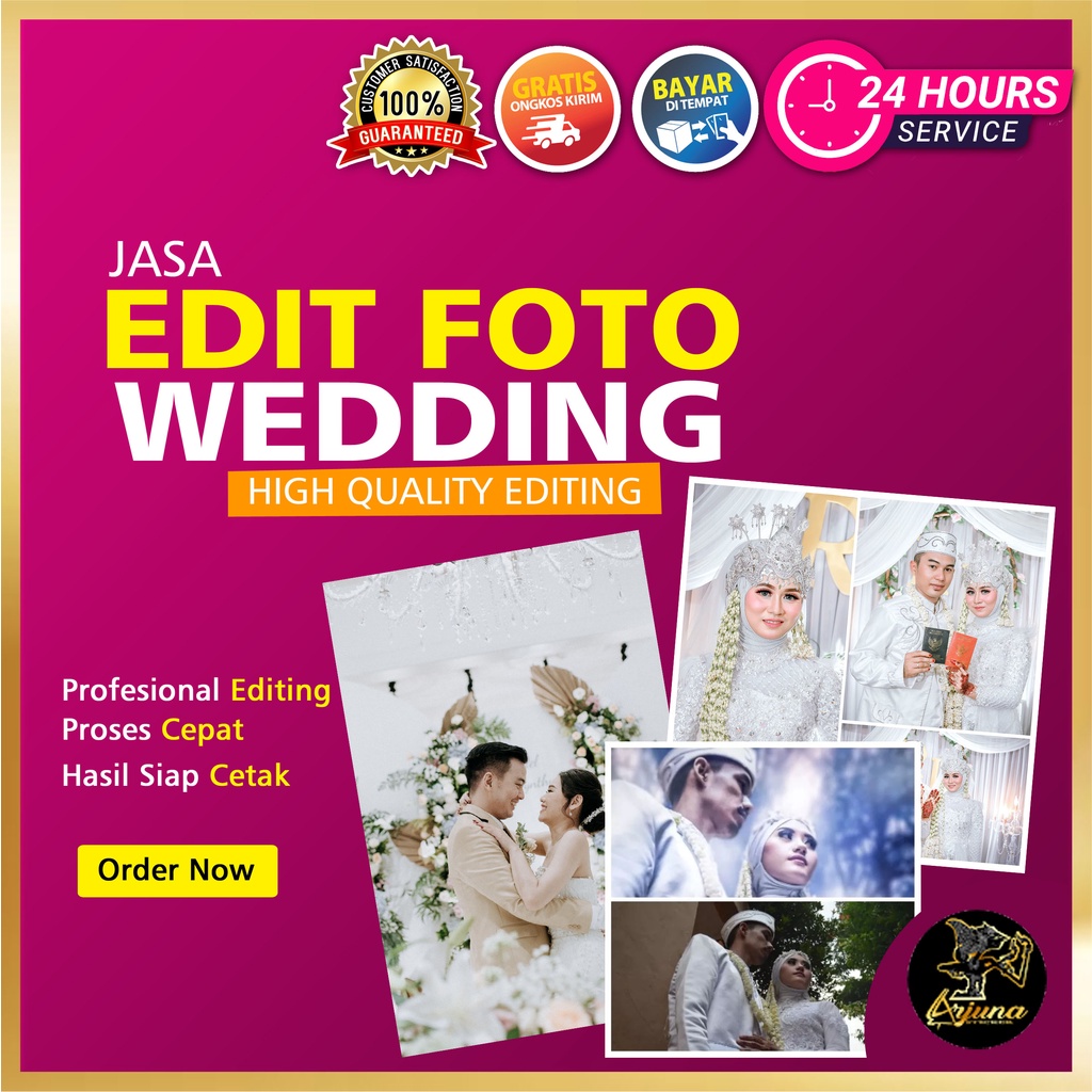 Jasa Edit Foto Wajah Wedding Pernikahan Married Prewedding Berkulitas