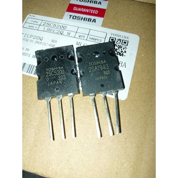 TOSHIBA 2SC5200 2SA1943 lot 714