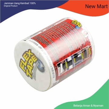 Lakban/perekat/lem/Flex Tape Isolasi Karet Tahan Air 10 Cm - Putih