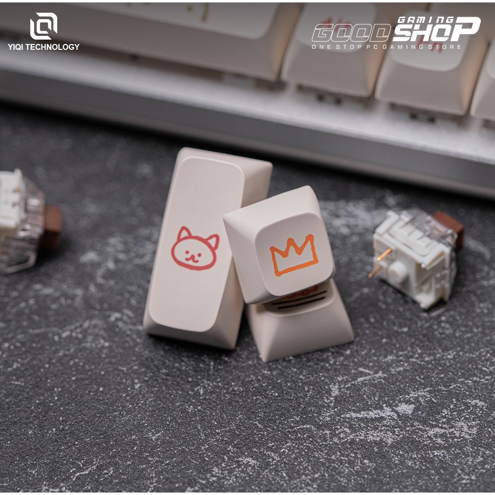 Yiqi Keycaps Graffiti PBT Dye-Sub XDA Profile