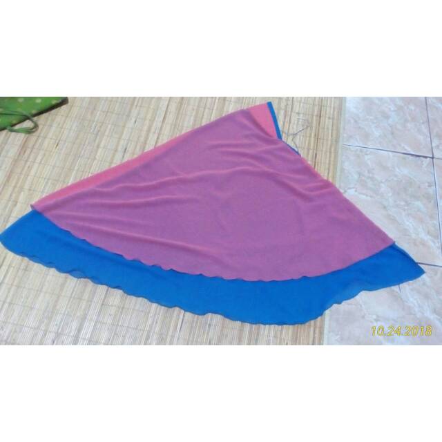 Preloved khimar 2 layer