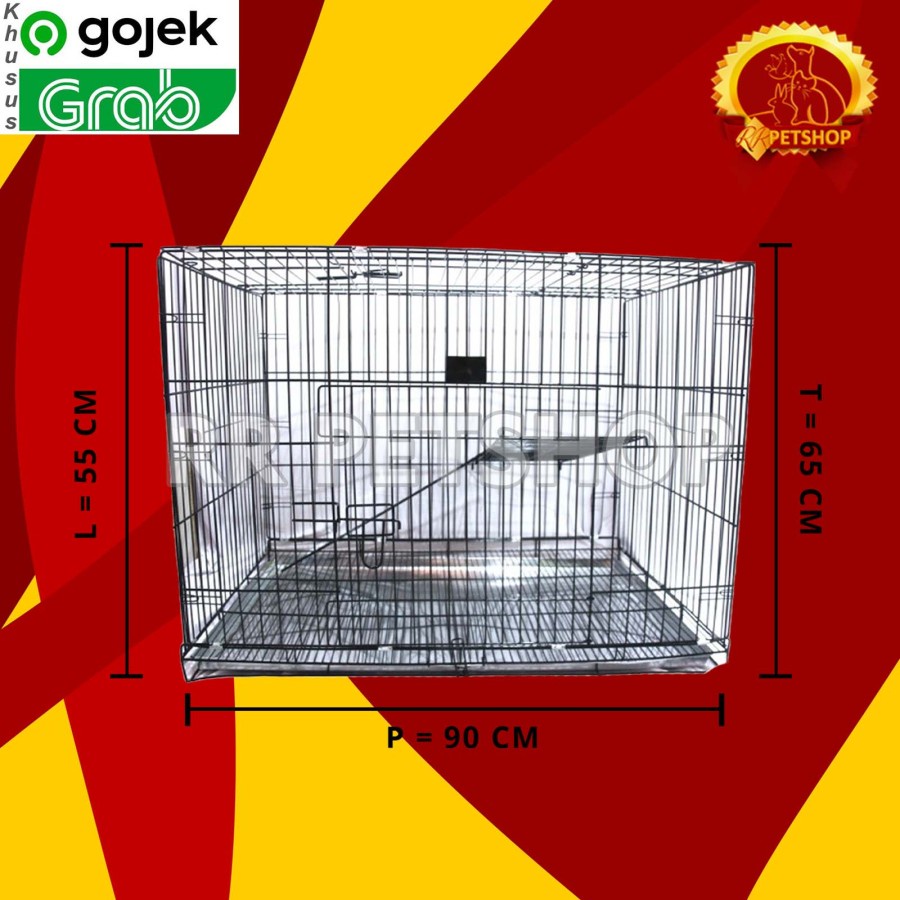 GOSEND KANDANG 04 LOKAL UKURAN 95CM KANDANG KUCING