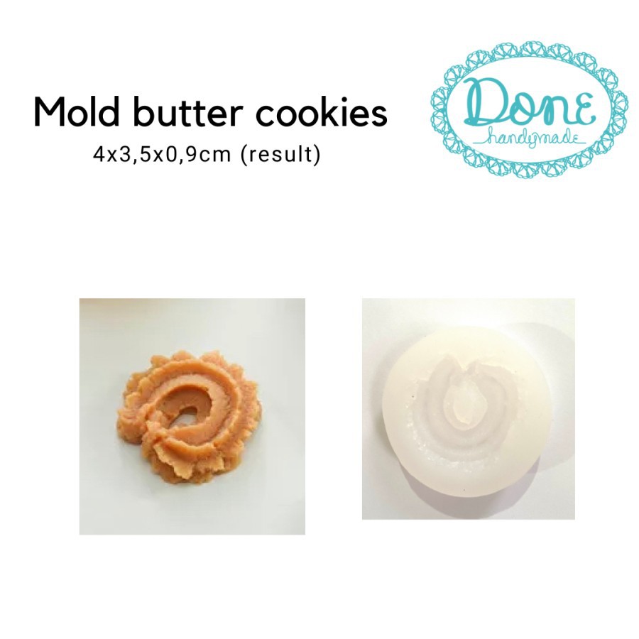 Butter cookies mold clay mold resin cetakan clay cetakan resin 2