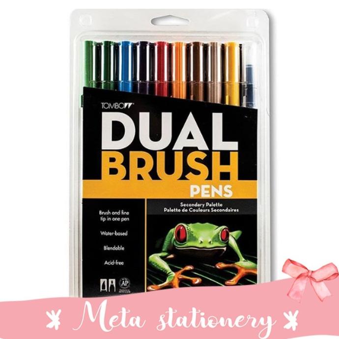 

(BISA COD) JML-582 ABT BUY 1 GET 1 DUAL BRUSH PEN TOMBOW SECONDARY PALLETE TERLENGKAP Kode 494