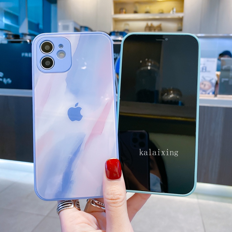 Case Tempered Glass Untuk Iphone 13 Pro Max 11pro Xs Max Xr X 12pro 7 8 Plus