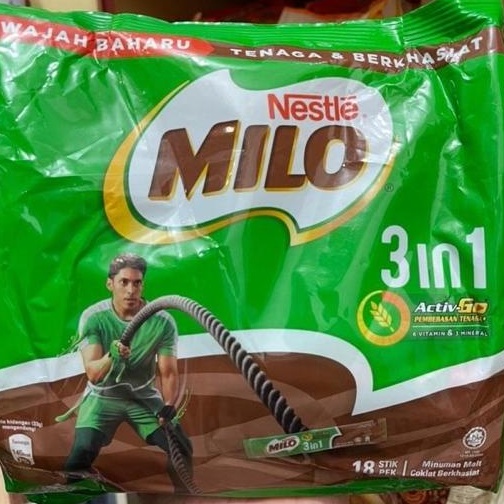 

milo 3 in 1 sachet isi 18 malaysia exp 2023