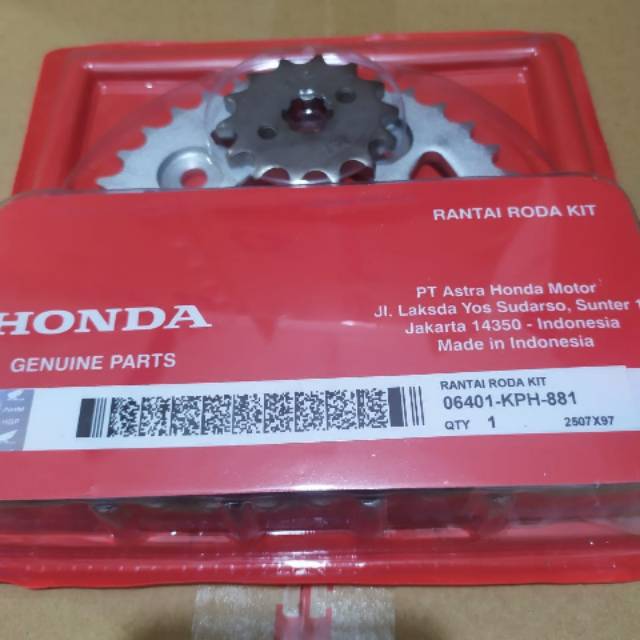 GEAR SET GEAR PAKET KHARISMA SUPRA X 125 LAMA SUPRA X 125 NEW