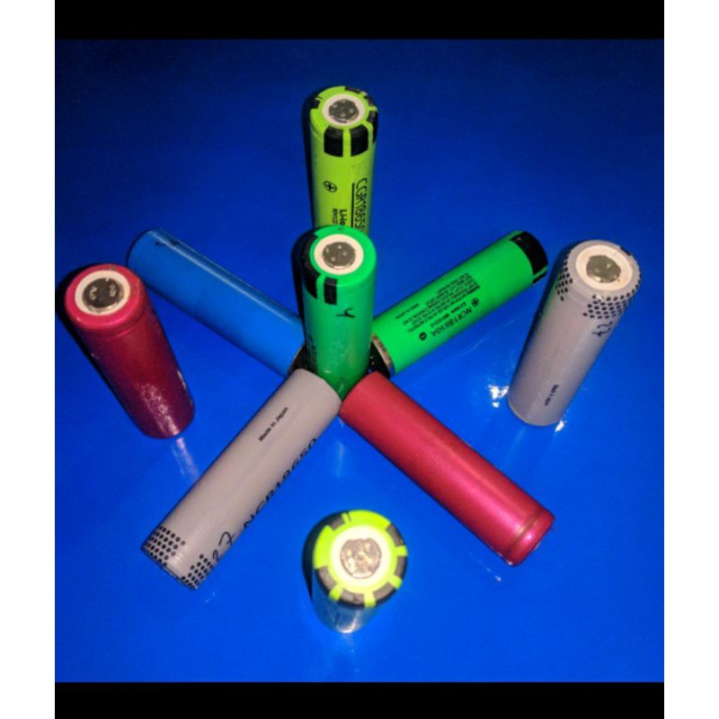 baterai bekas laptop 18650 Real 2000-3000 Mah