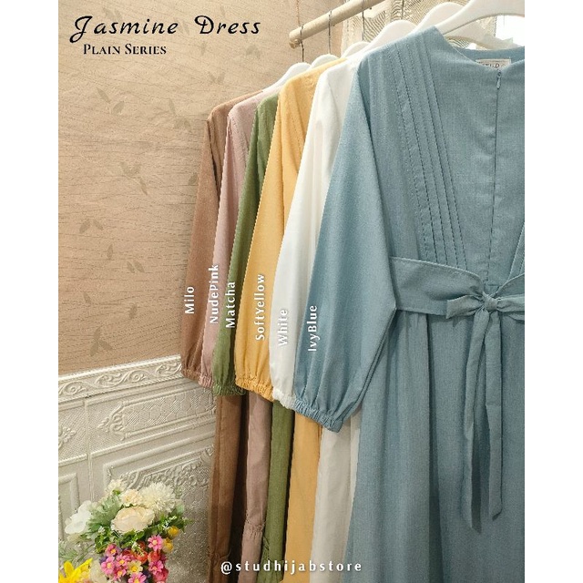 Jasmine Dress Linen by Studhijabstore