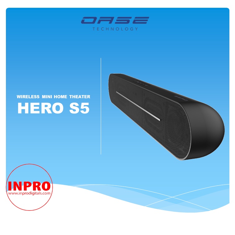 oase hero s5 mini home theater   soundbar bluetooth speaker   garansi resmi olike
